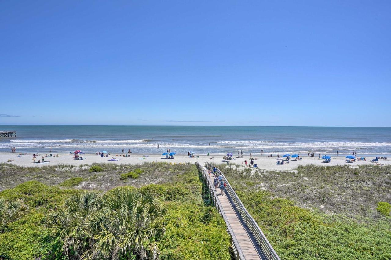 Isle Of Palms Beachfront Condo With Balcony And Pool! Kültér fotó