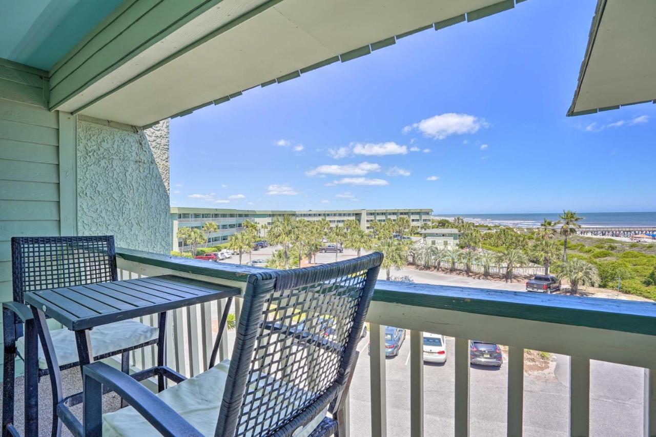 Isle Of Palms Beachfront Condo With Balcony And Pool! Kültér fotó