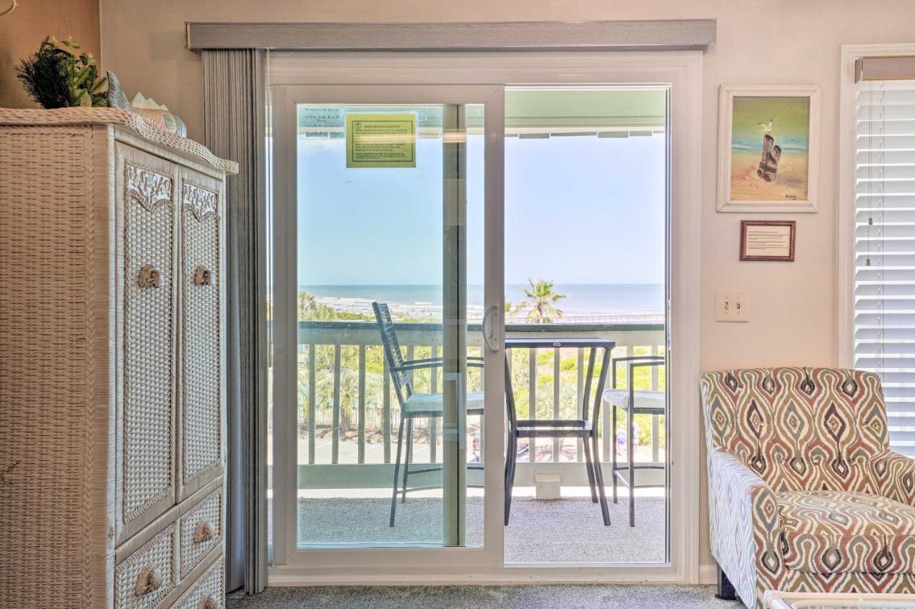 Isle Of Palms Beachfront Condo With Balcony And Pool! Kültér fotó
