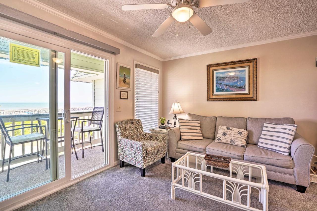 Isle Of Palms Beachfront Condo With Balcony And Pool! Kültér fotó