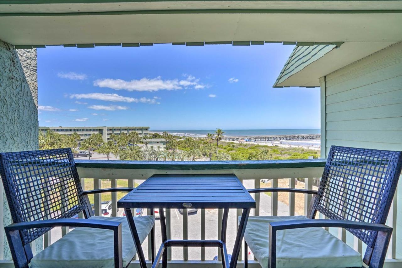 Isle Of Palms Beachfront Condo With Balcony And Pool! Kültér fotó