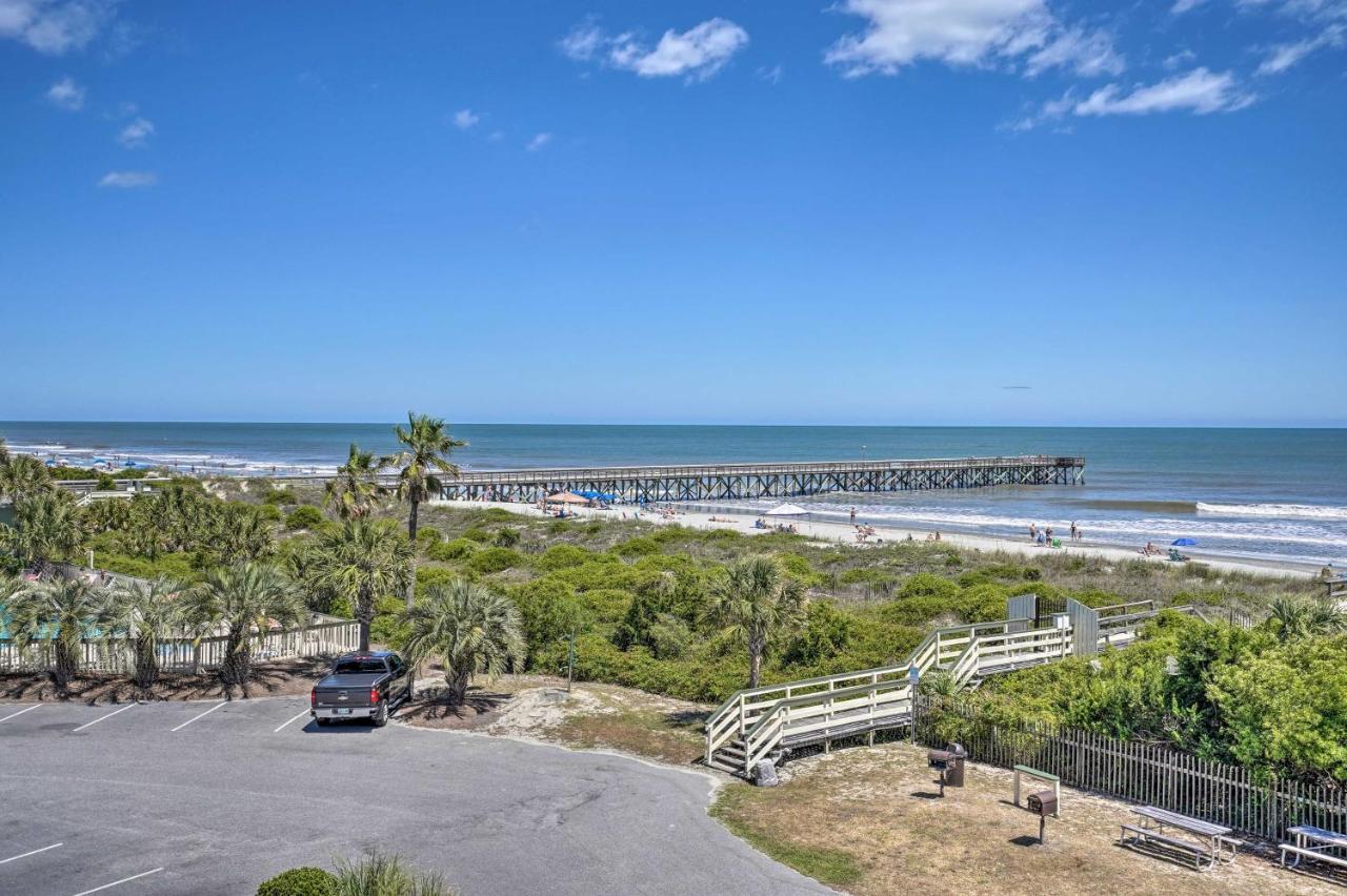 Isle Of Palms Beachfront Condo With Balcony And Pool! Kültér fotó