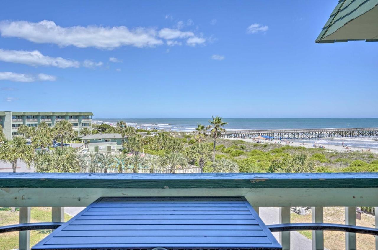 Isle Of Palms Beachfront Condo With Balcony And Pool! Kültér fotó