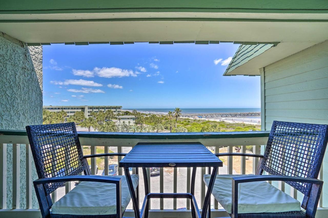 Isle Of Palms Beachfront Condo With Balcony And Pool! Kültér fotó